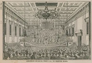 Amateur musical festival in Exeter Hall (engraving) Amateur musical festival in Exeter Hall (engraving)