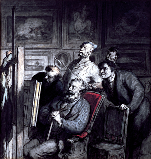 The Amateurs, after 1862 (crayon, w/c ink & gouache on paper) The Amateurs, after 1862 (crayon, w/c ink & gouache on paper)