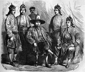 Ambassadors of Siam (Thailand) during their visit to Paris in 1858 Ambassadors of Siam (Thailand) during their visit to Paris in 1858
