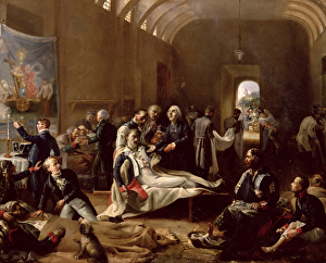 An Ambulance During the French Campaign, 1814 (oil on canvas) An Ambulance During the French Campaign, 1814 (oil on canvas)