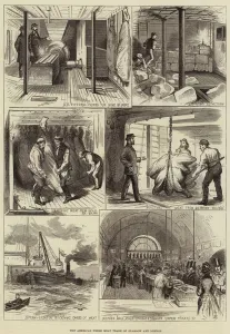 The American Fresh Meat Trade of Glasgow and London (engraving) The American Fresh Meat Trade of Glasgow and London (engraving)