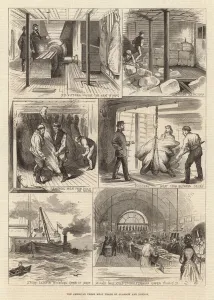 The American fresh meat trade of Glasgow and London (engraving) The American fresh meat trade of Glasgow and London (engraving)