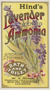 Queens Road Gallery: Ammonia, Lavender Scented (chromolitho)