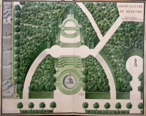 Amphitheatre of Mercury, from Gardens of Marly Amphitheatre of Mercury, from Gardens of Marly