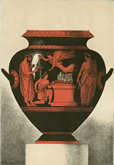 Amphora of Cervetri (Caere) representing a sacrifice Amphora of Cervetri (Caere) representing a sacrifice