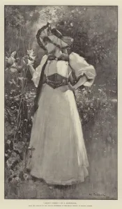 'Amrei's Garden,' from the Picture in the Winter Exhibition of the Royal 'Amrei's Garden,' from the Picture in the Winter Exhibition of the Royal