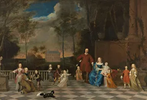 The Amsterdam Merchant Jeremias van Collen (1619-1707) with his Wife and their Twelve Children, 1655-57 (oil on canvas) The Amsterdam Merchant Jeremias van Collen (1619-1707) with his Wife and their Twelve Children, 1655-57 (oil on canvas)