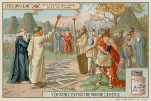 Ancient Celtic Festival to Bless Swords (chromolitho) Ancient Celtic Festival to Bless Swords (chromolitho)