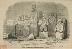 Ancient monuments underneath the present Cathedral of St Paul's (engraving) Ancient monuments underneath the present Cathedral of St Paul's (engraving)