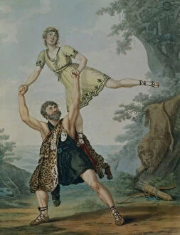 Andre Jean-Jacques Deshayes and James Harvey d'Egville in the Ballet-Pantomime Hercules and Deianeira, pub