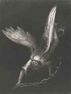 An Angel with a Chain in his hands, 1899 (print) An Angel with a Chain in his hands, 1899 (print)