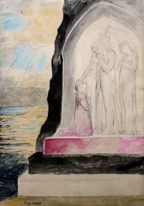 The Angel with the Sword marking Dante with the Sevenfold The Angel with the Sword marking Dante with the Sevenfold