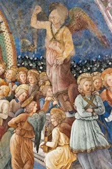 Angels, detail of Coronation of Mary, 1468-69 (fresco)