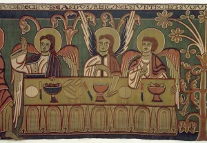 The Three Angels, from the Story of Abraham (tapestry) The Three Angels, from the Story of Abraham (tapestry)