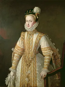 Anne of Austria (1549-80) Queen of Spain, c.1571 (oil on canvas) Anne of Austria (1549-80) Queen of Spain, c.1571 (oil on canvas)