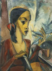 Annemarie, 1920 (oil on board) Annemarie, 1920 (oil on board)