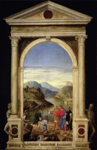 The Annointing of Zebedees sons James and John, 1515 (panel) The Annointing of Zebedees sons James and John, 1515 (panel)