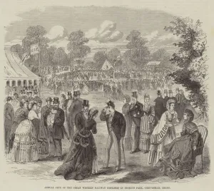 Annual Fete of the Great Western Railway Employes in Beckett Park, Shrivenham Annual Fete of the Great Western Railway Employes in Beckett Park, Shrivenham