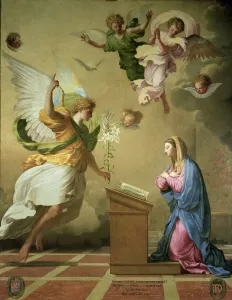The Annunciation, before 1652 (oil on canvas) The Annunciation, before 1652 (oil on canvas)