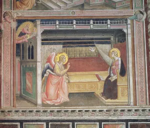 The Annunciation, detail from the cycle of The Life of the Virgin and the Sacred Girdle The Annunciation, detail from the cycle of The Life of the Virgin and the Sacred Girdle