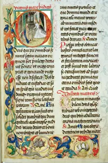 The Annunciation from the Pontifical of Bishop Erasmus Ciolek, c The Annunciation from the Pontifical of Bishop Erasmus Ciolek, c