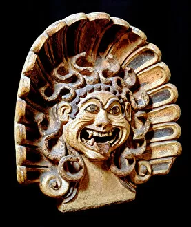 Grimace Gallery: Antefix in the form of the head of Medusa (terracotta)