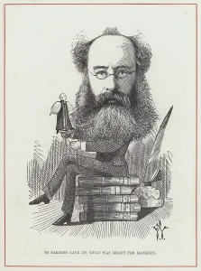 Achievement Gallery: Anthony Trollope, novelist (engraving)