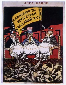 Anti-League of Nations, 1920 (poster) Anti-League of Nations, 1920 (poster)