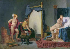 Apelles Painting Campaspe in the Presence of Alexander the Great (356-323 BC) (oil