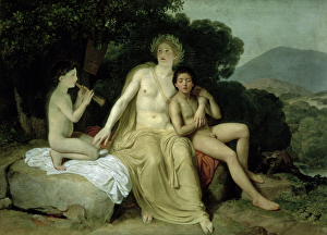 Apollo with Hyacinthus and Cyparissus Singing and Playing, 1831-34 (oil on canvas) Apollo with Hyacinthus and Cyparissus Singing and Playing, 1831-34 (oil on canvas)