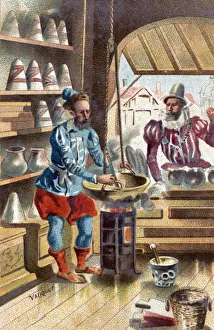 An Apothecary at the beginning of the 17th century An Apothecary at the beginning of the 17th century