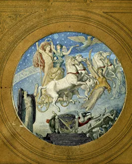 The Apotheosis of Napoleon I, 1853 (watercolour and ink) The Apotheosis of Napoleon I, 1853 (watercolour and ink)