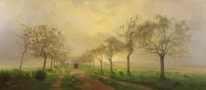 Apple Trees and Broom in Flower (oil on canvas) Apple Trees and Broom in Flower (oil on canvas)