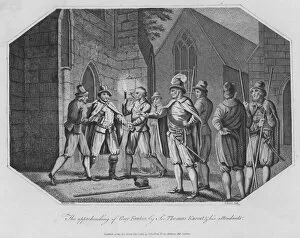 The apprending of Guy Fawkes by Sir Thomas Knevet and his attendants (engraving)