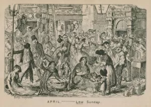 April - low Sunday (engraving)