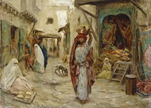 Italian Art Gallery: An Arab Market, ()
