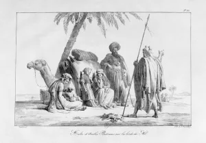 Arabs and Bedouins resting, from the series Voyage to the Levant, 1819 Arabs and Bedouins resting, from the series Voyage to the Levant, 1819