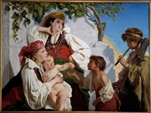 Aragonese by Anso Painting by Alexander Antigna (1817-1878) 1872 Orleans Aragonese by Anso Painting by Alexander Antigna (1817-1878) 1872 Orleans