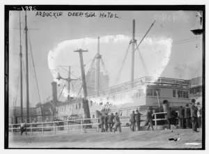 Arbuckle Deep Sea Hotel, New York, 3rd October 1913 (b/w photo) Arbuckle Deep Sea Hotel, New York, 3rd October 1913 (b/w photo)