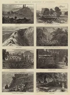 Earthworks Gallery: The Archaeological Association in Dorsetshire (engraving)