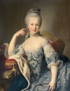 Archduchess Marie Antoinette Habsburg-Lotharingen (1755-93) 1767-68 (oil on canvas) Archduchess Marie Antoinette Habsburg-Lotharingen (1755-93) 1767-68 (oil on canvas)