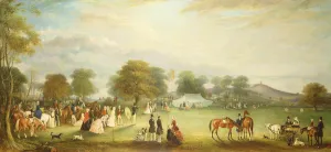 Archery Meeting in Bradgate Park, Leicestershire, 1850 (oil on canvas) Archery Meeting in Bradgate Park, Leicestershire, 1850 (oil on canvas)