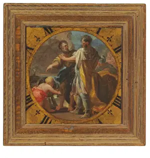 Archimedes demonstrating his invention to King Hieron of Syracuse (oil on panel) Archimedes demonstrating his invention to King Hieron of Syracuse (oil on panel)