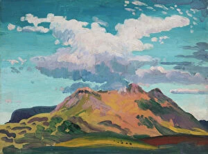 Fine Art Collection: Arenig Fawr, North Wales, c. 1911 (oil on panel)