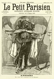 Areski, chief of the brigands of Kabylie, Algeria (engraving)
