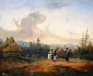 Arguments with the Jewish Merchant, 1853 (oil on canvas) Arguments with the Jewish Merchant, 1853 (oil on canvas)