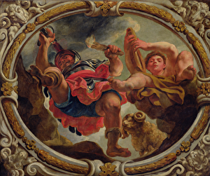 Aries, from the Signs of the Zodiac (oil on canvas) (see also 196700 to 196711) Aries, from the Signs of the Zodiac (oil on canvas) (see also 196700 to 196711)