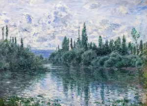 Monet Gallery: Arm of the Seine near Vetheuil, c. 1878 (oil on canvas)