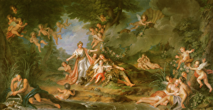 Armide Wishing to Hit Renaud, 1741 (oil on canvas) Armide Wishing to Hit Renaud, 1741 (oil on canvas)
