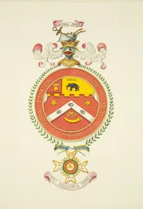 Arms on General Donkin's monument in St Mary Redcliffe (w/c on paper) Arms on General Donkin's monument in St Mary Redcliffe (w/c on paper)